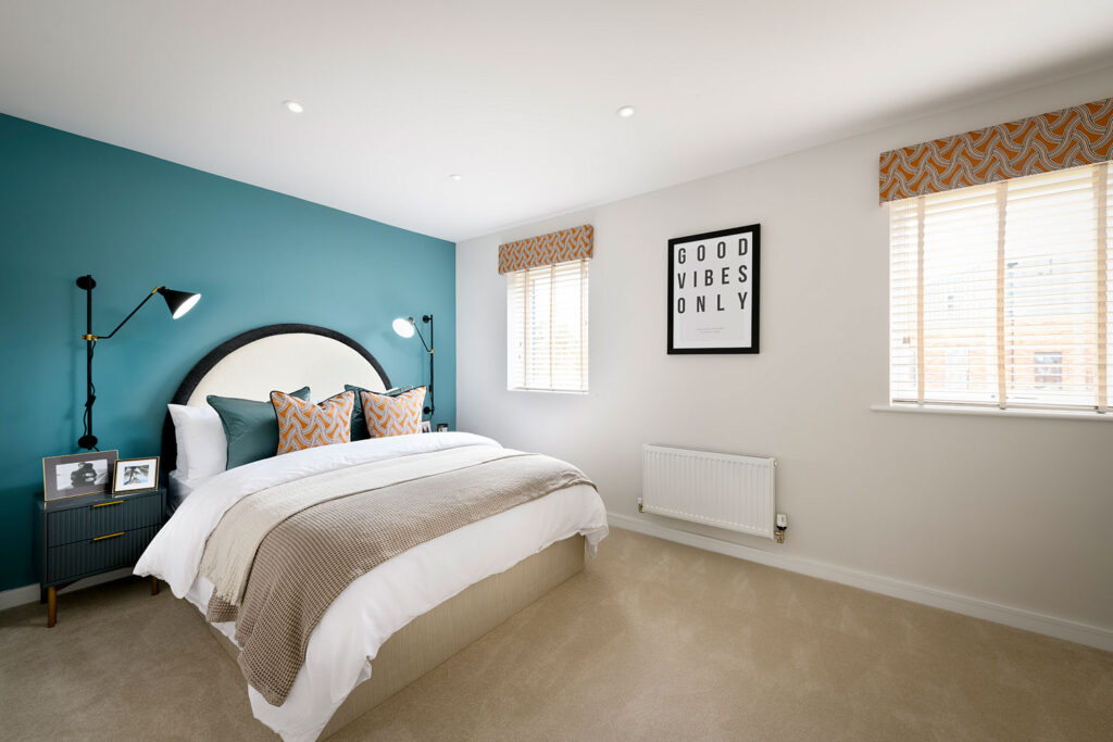 Interiors photography of show home new build house in burgess hill West Sussex