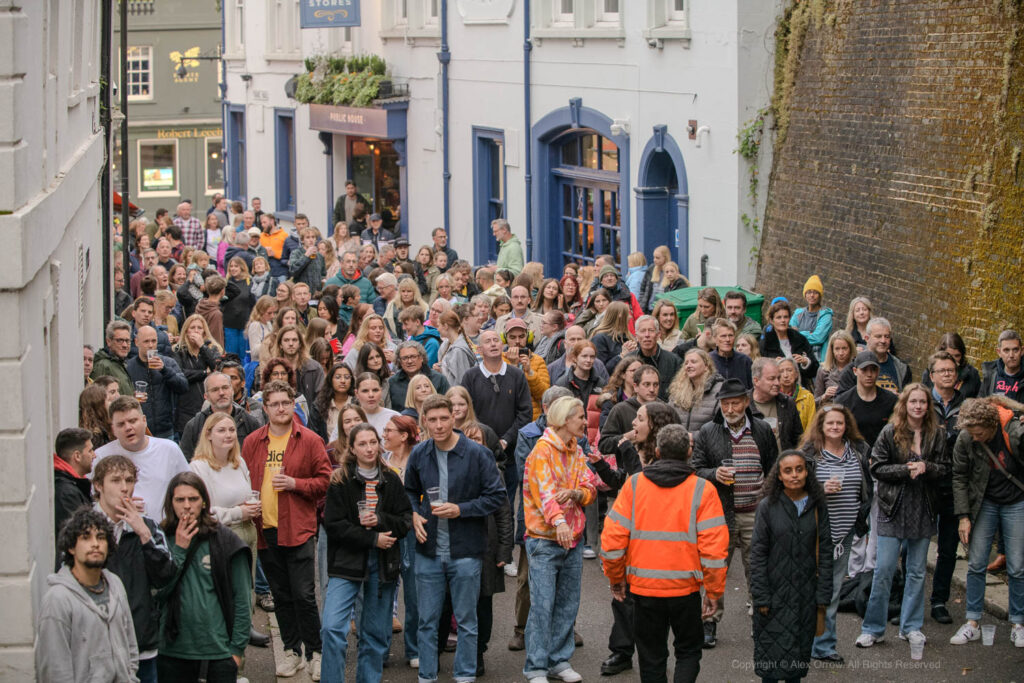 Reigate Summer Festival - crowd Tunnel Stage